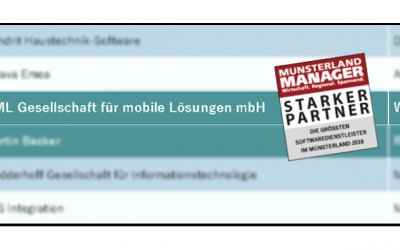 GML auf Platz 19 der größten Softwaredienstleistern